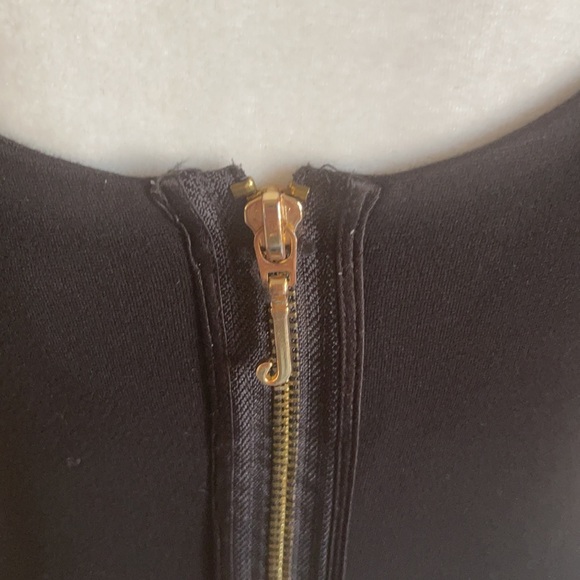 Juicy Couture Black Back Zip Bodycon Mini Dress - Picture 8 of 10